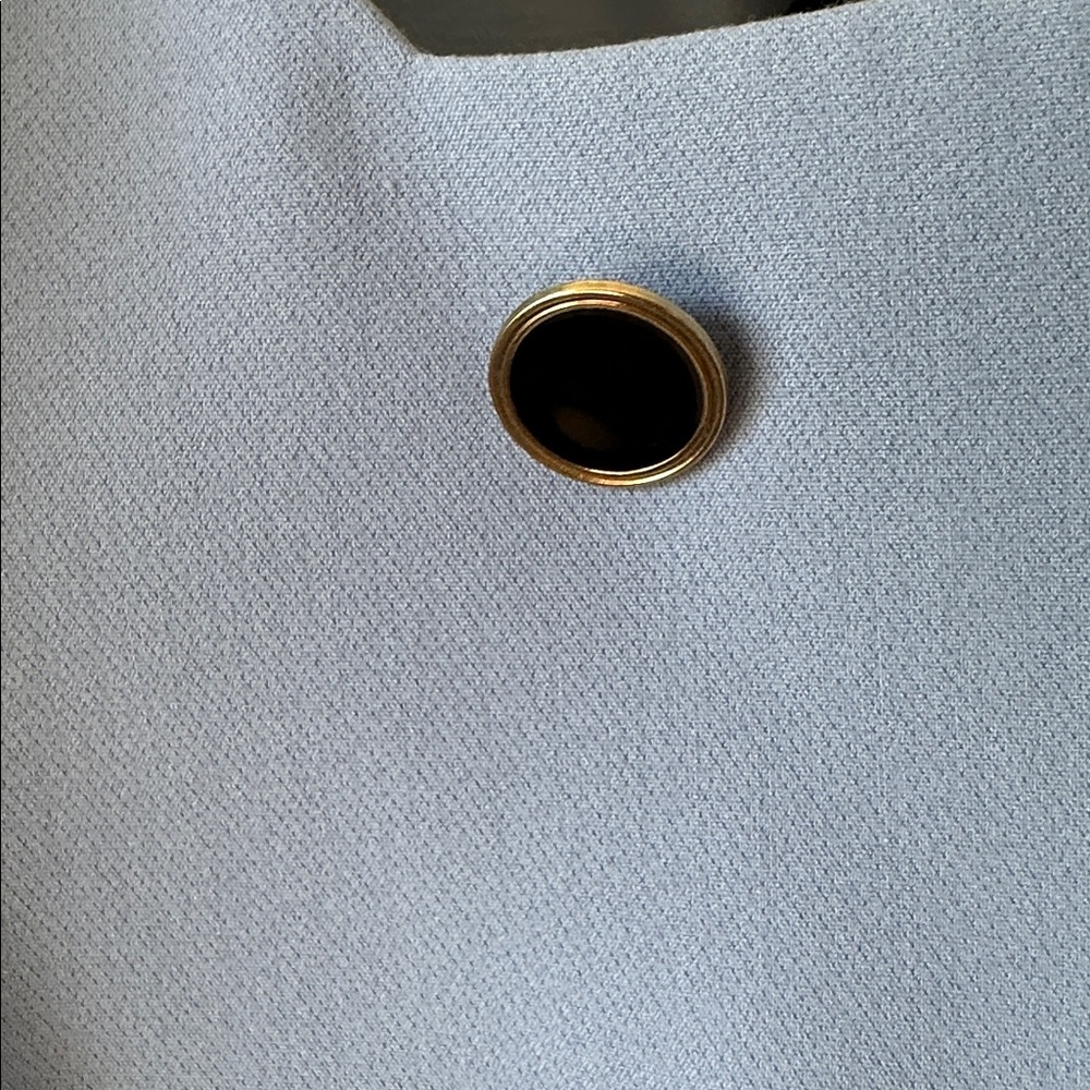Zara Light Blue Double-Breasted Blazer - Picture 9 of 10